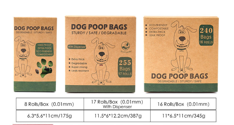 Biodegradable Dog Poop Garbage Bag